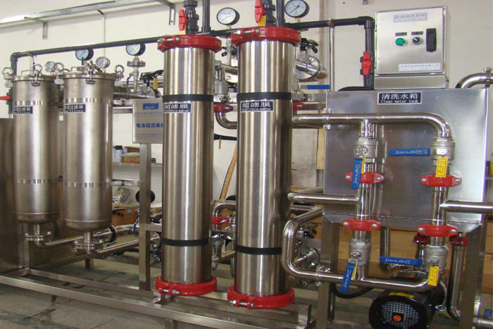 超濾機不銹鋼管路圖